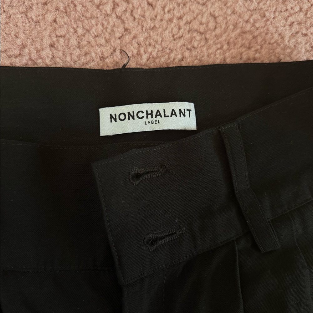Nonchalant Black Trousers